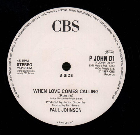 When Love Comes Calling-CBS-12" Vinyl-Ex/VG