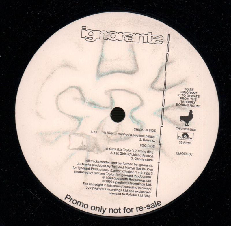 Ignorants-Phat Girls-Polydor-12" Vinyl