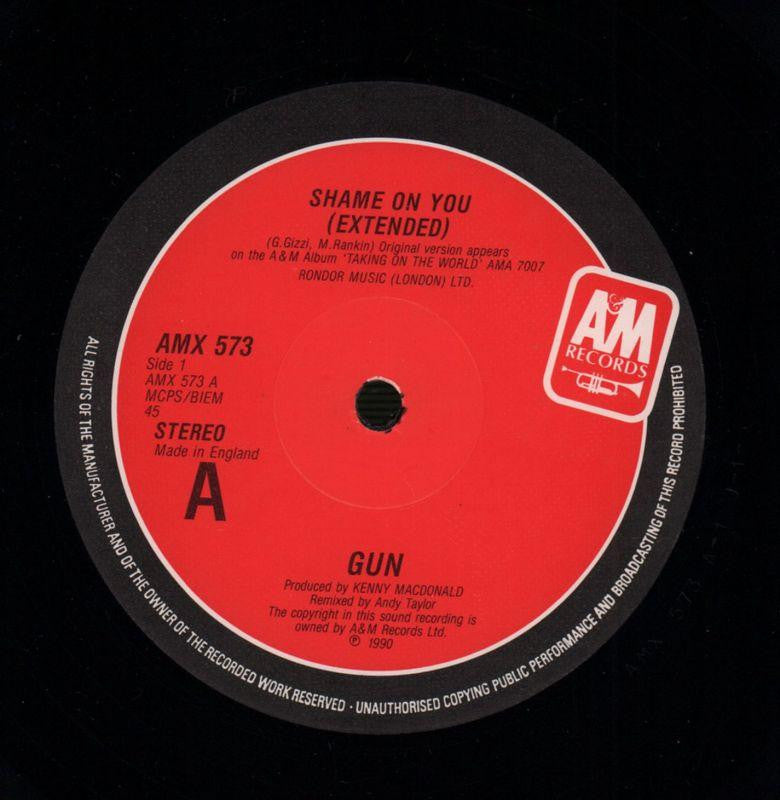 Shame On You-A&M-12" Vinyl Gatefold-VG+/Ex