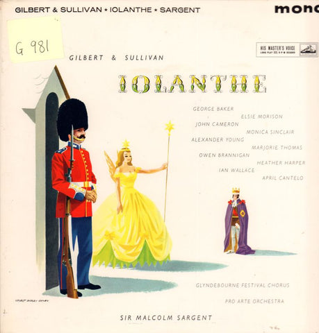 Gilbert And Sullivan-Iolanthe Record 2-HMV-Vinyl LP