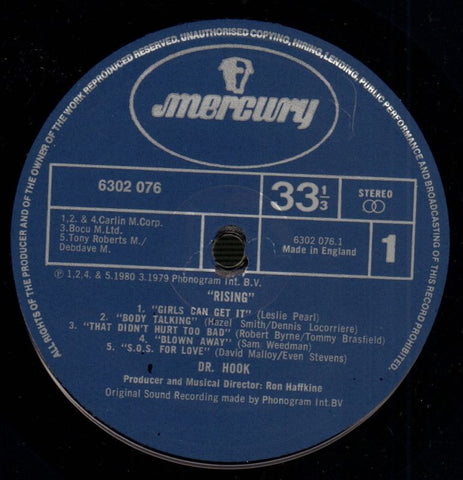 Rising-Mercury-Vinyl LP-VG+/Ex