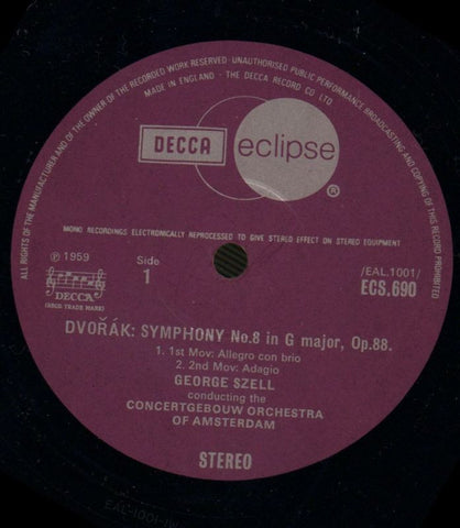 Symphony No.8-Decca-Vinyl LP-VG/VG