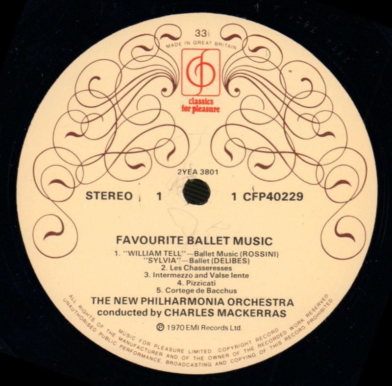 Favourite Ballet Music-CFP-Vinyl LP-VG/VG+