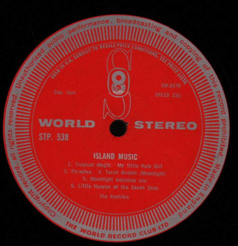 Island Magic-World Record Club-Vinyl LP-VG/VG