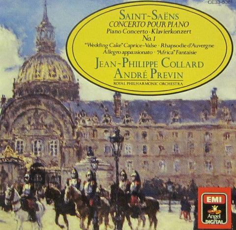 Saint-Saens-Concerto Pour Piano-EMI-CD Album