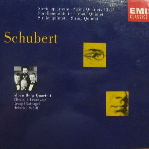 Schubert-Streitchquartette Nr's 13-15-EMI-4CD Album Box Set