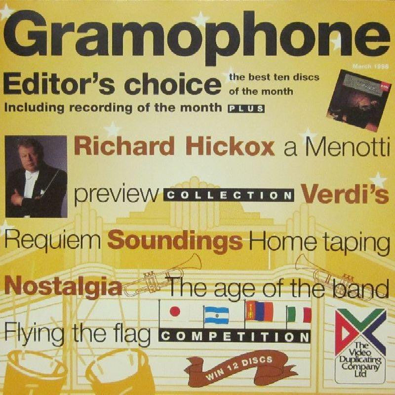 Various Classical-Gramophone Editor's Choice March 1998-EMI-CD Album