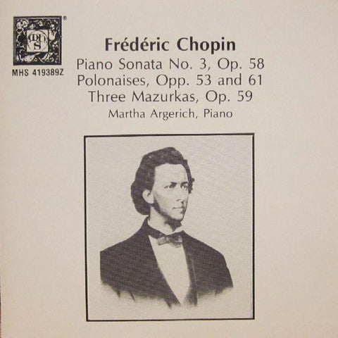 Chopin-Piano Sonata No.3-Musical Heritage Society-CD Album