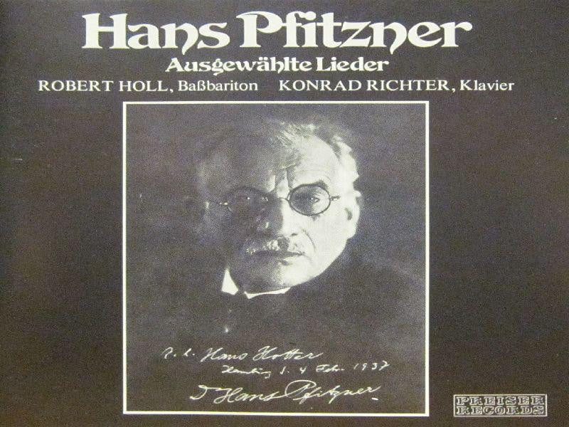 Hans Pfitzner-Ausgewahlte Lieder-Preciser-CD Album