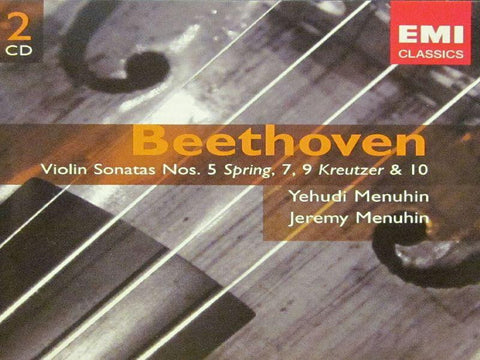 Beethoven-Violin Sonatas 5, 7, 9 & 10-EMI-2CD Album