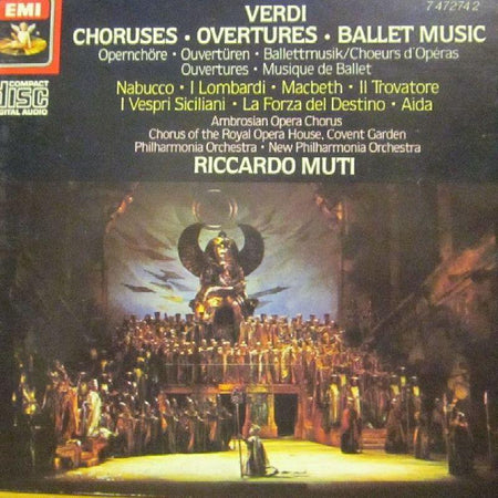 Verdi-Chroruses/Overtures-EMI-CD Album