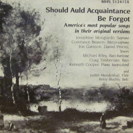 Various Classical-Should Auld Acquaintance Be Forgot-Musical Heritage Society-CD Album
