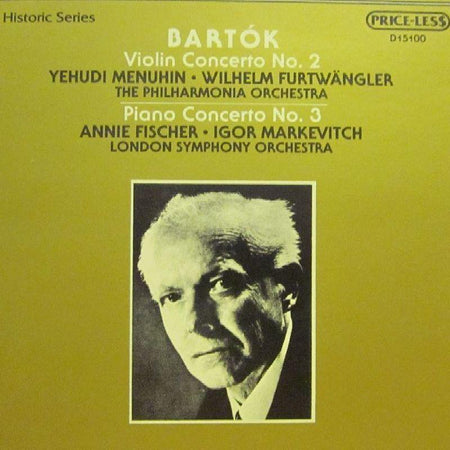 Bartok-Violin Concerto No.2-Priceless-CD Album