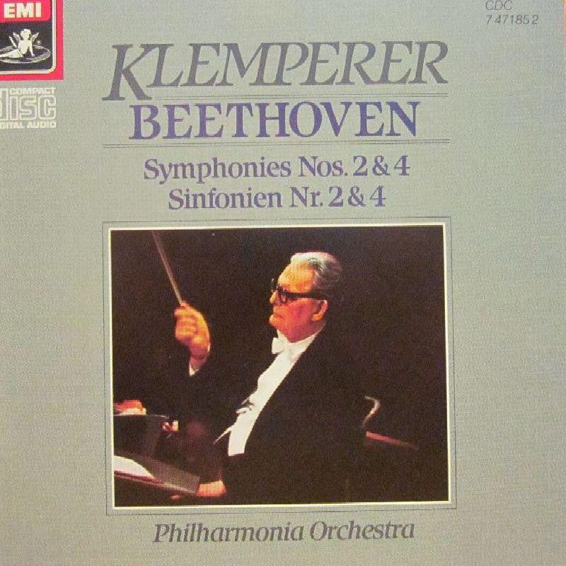 Beethoven-Symphonies Nos 2 & 4-EMI-CD Album