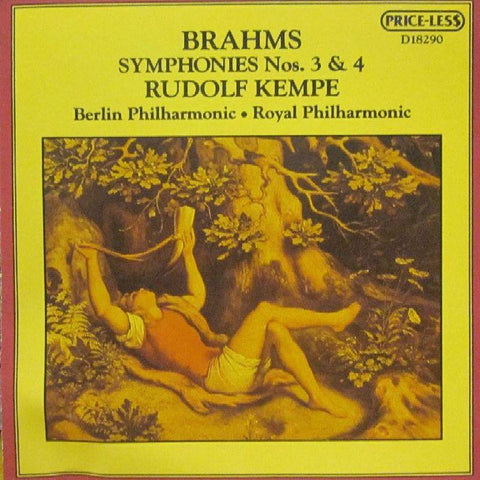 Brahms-Symphonies No's 3 & 4-Priceless-CD Album