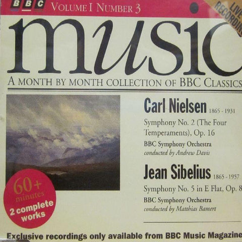 Nielson/Sibelius-Symphony No.2/5-BBC-CD Album