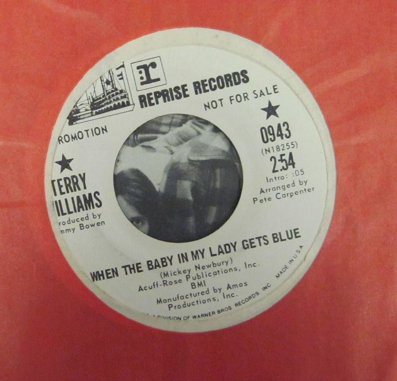 Terry Williams-Memories Of Tomorrow-Reprise Records-7" Vinyl