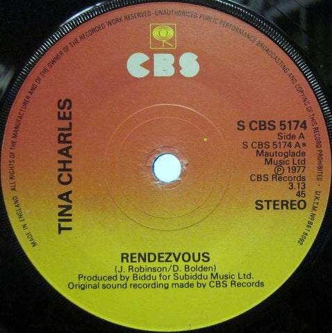 Tina Charles-Rendezvous-CBS-7" Vinyl