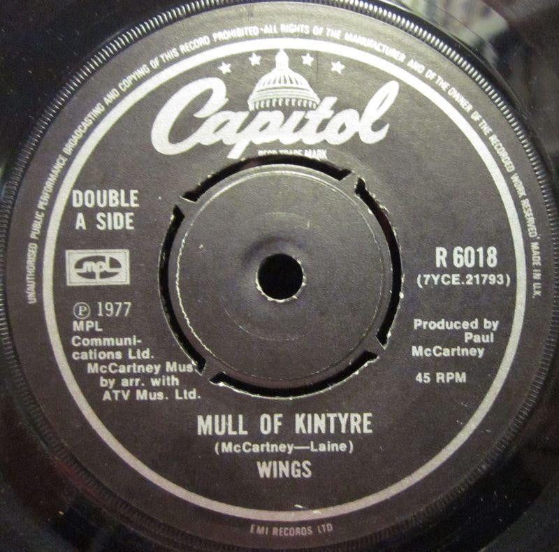 Wings-Mull Of Kintyre-Capitol-7" Vinyl