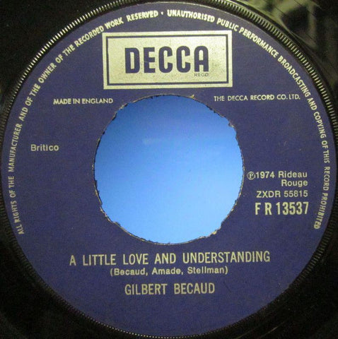 Gilbert Becaud-A Little Love And Understanding-Decca-7" Vinyl