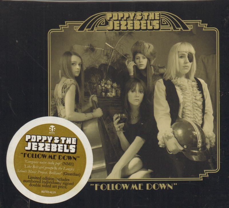 Poppy & The Jezebels-Follow Me Down-Reveal-CD Album-New