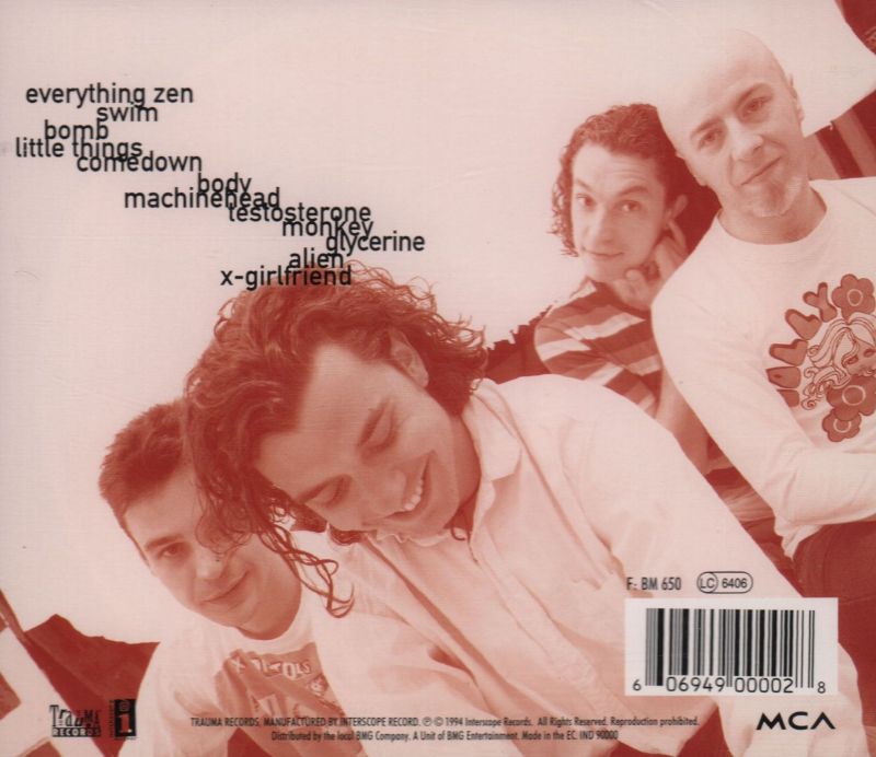 Sixteen Stone-Trauma-2CD Album-Like New