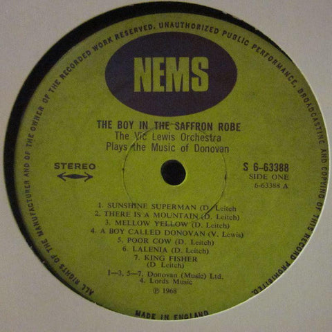 Vic Lewis Orchestra-The Boy In The Saffron Robe-Nems-Vinyl LP