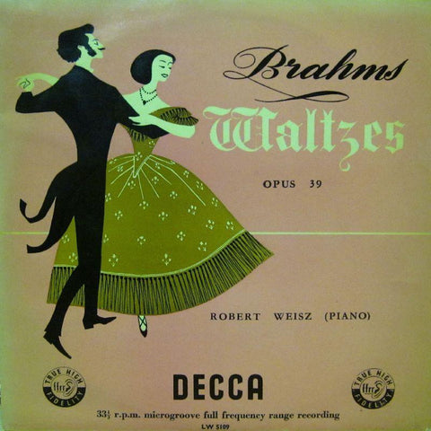 Brahms-Waltzes Op 39-Decca-10" Vinyl