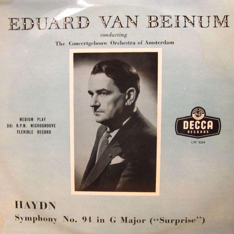 Haydn-Symphony No.94 In G Major-Decca-10" Vinyl
