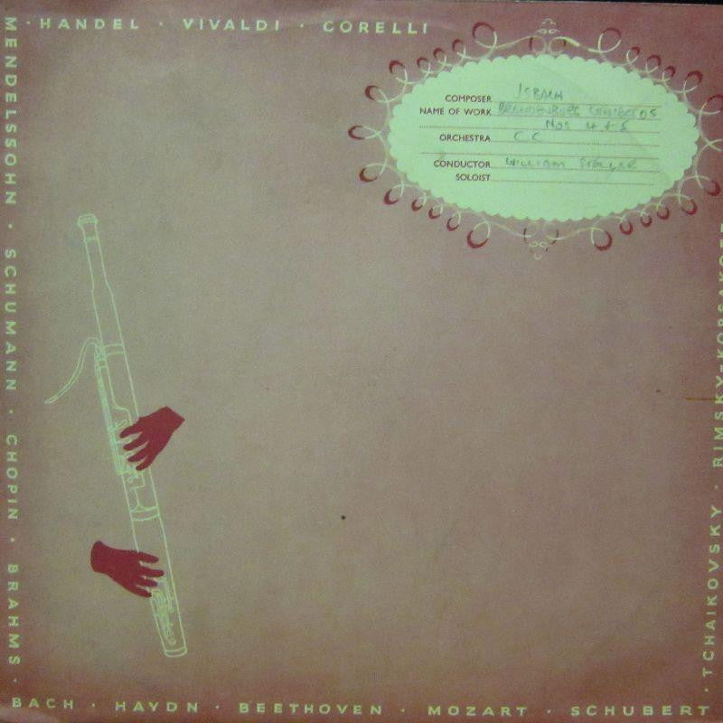 Bach-Brandenburg Concertos Nos. 4 & 5-The Classics Club-10" Vinyl