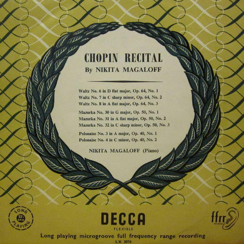 Chopin-Recital-Decca-10" Vinyl