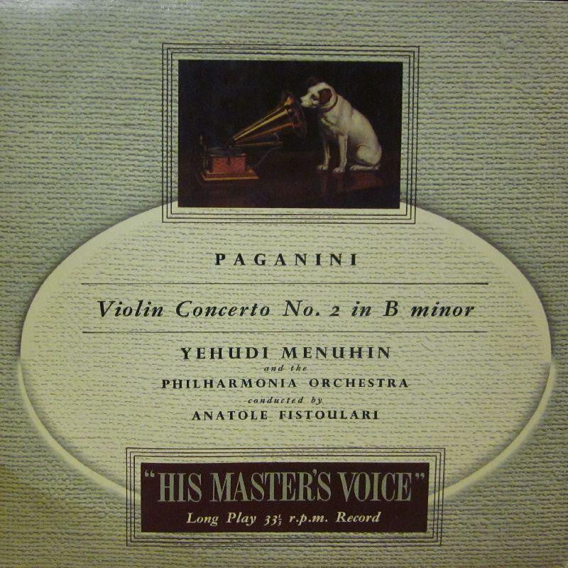 Paganini-Violin Concerto No.2-HMV-10" Vinyl