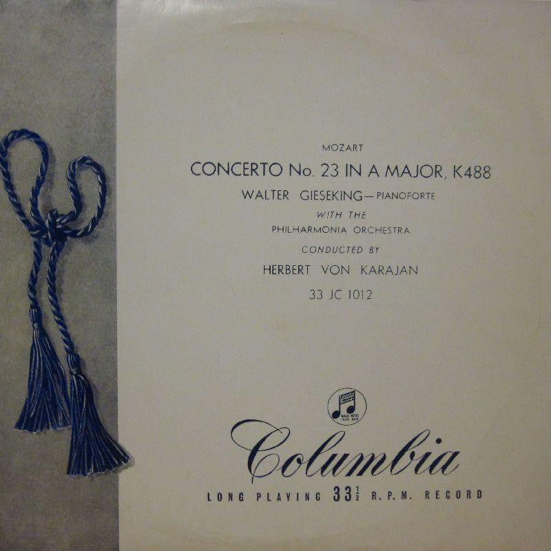 Mozart-Concerto No. 23-Columbia-10" Vinyl