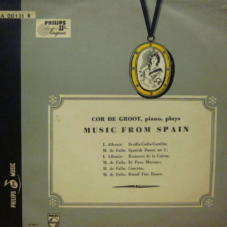 Albeniz/De Falla-Music From Spain-Philips-10" Vinyl