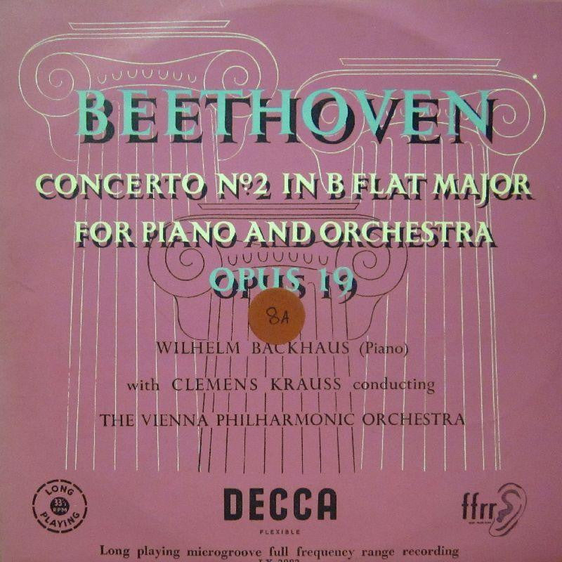 Beethoven-Concerto No.2 For Piano And Orchestra-Decca-10" Vinyl
