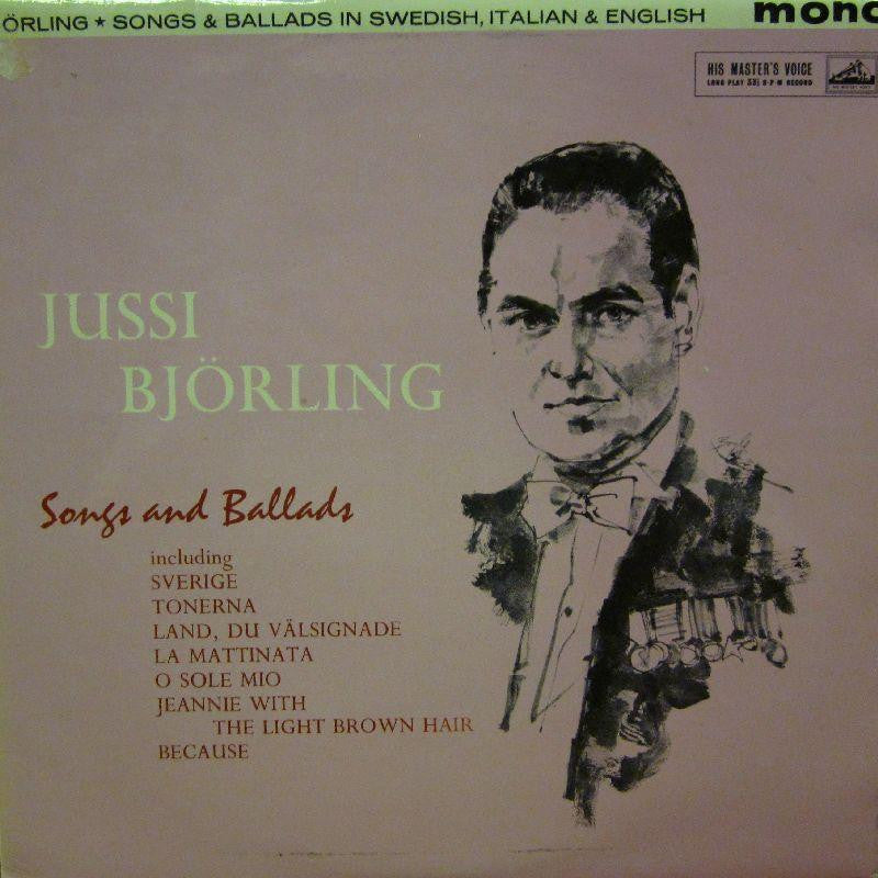 Jussi Bjorling-Songs And Ballads-HMV-Vinyl LP