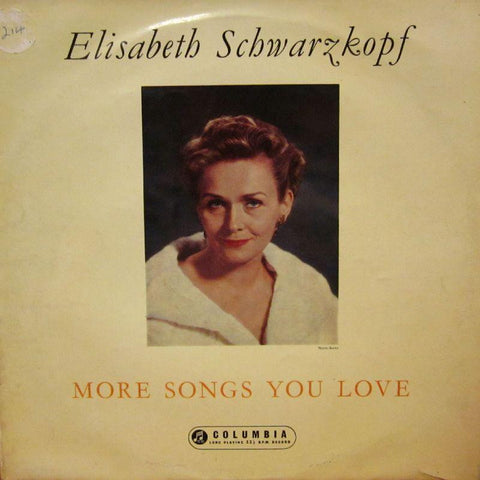 Elisabeth Schwarzkopf-More Songs To Love-Columbia-Vinyl LP