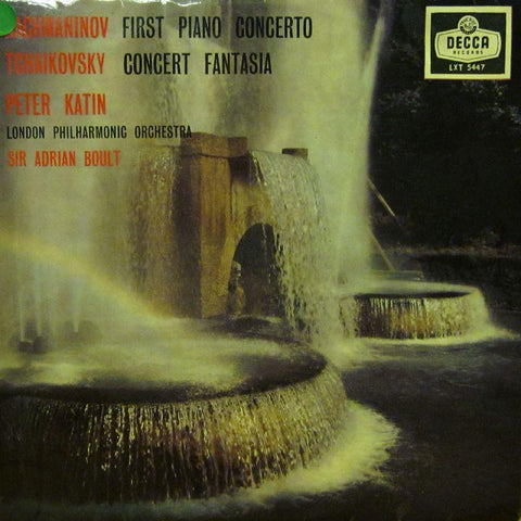 Rachmaninov/Tchaikovsky-First Piano Concerto/Concert Fantasia-Decca-Vinyl LP