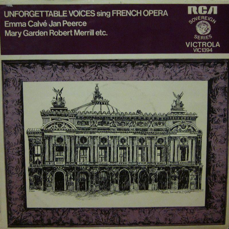 Various Opera-Unforgettable Voices Sing French Opera-RCA-Vinyl LP