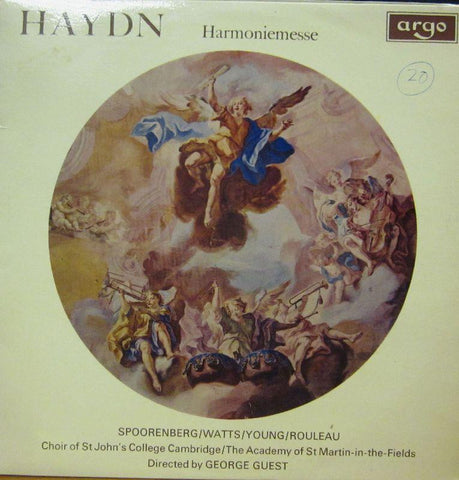 Haydn-Harmoniemesse-Argo-Vinyl LP