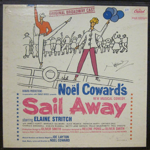 Various OST-Sail Away-Noel Coward-Capitol-2x12" Vinyl LP Gatefold