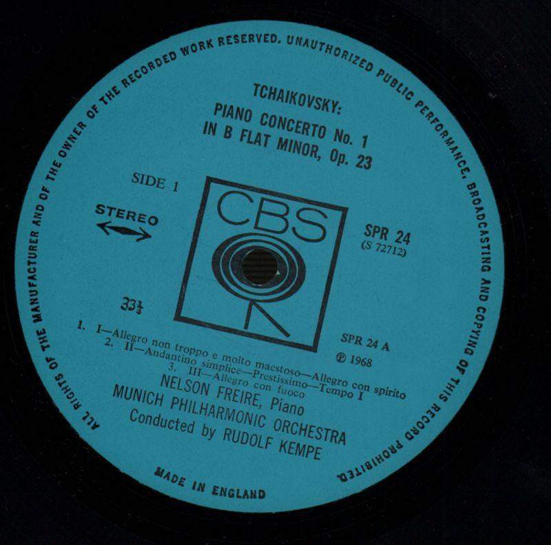 Piano Concerto No.1-CBS-Vinyl LP-VG/VG