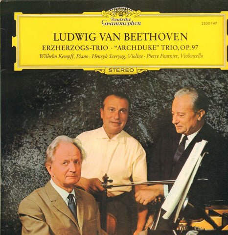 Beethoven-Erzherzogs Trio-Deutsche Grammophon-Vinyl LP