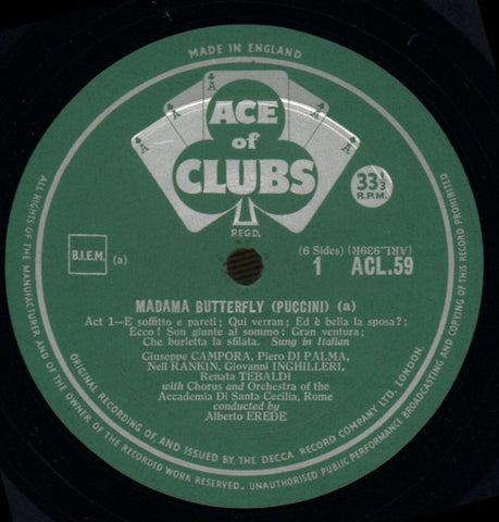 Madama Butterfly-Decca-3x12" Vinyl LP-VG/Ex