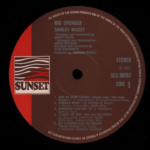 Big Spender-Sunset-Vinyl LP-VG/VG+