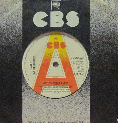 Art Garfunkel-Crying In My Sleep-CBS-7" Vinyl