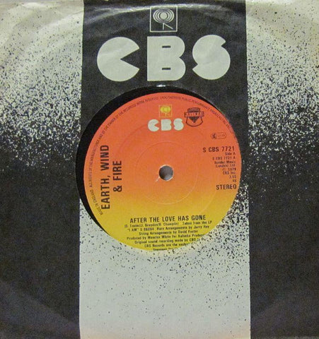 Earth Wind & Fire-After The Love Has Gone-CBS-7" Vinyl