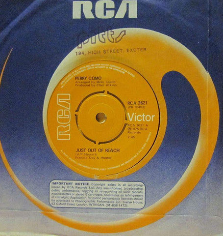 Perry Como-Just Out Of Reach-RCA Victor-7" Vinyl