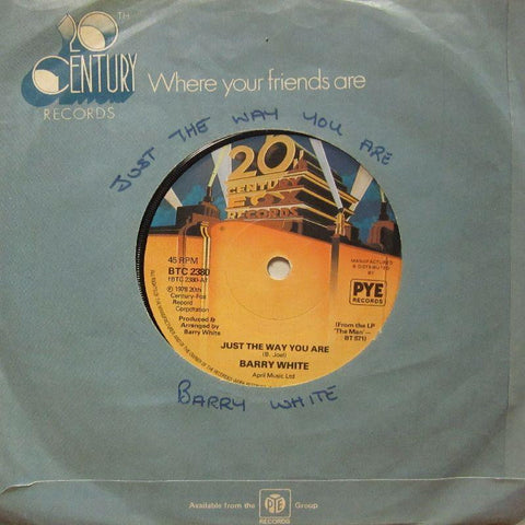 Barry White-Just The Way You Are-20th Century-7" Vinyl