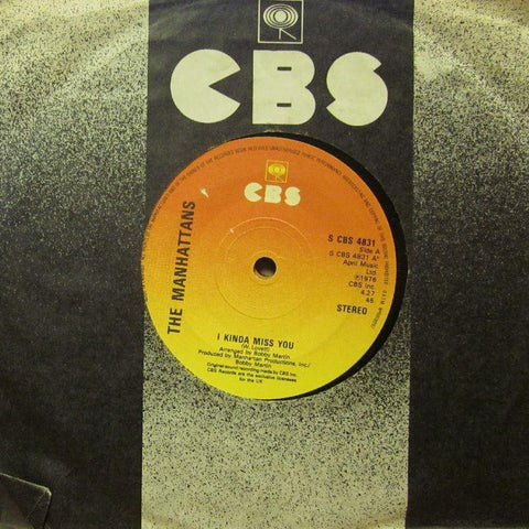 The Manhattans-I Kinda Miss You-CBS-7" Vinyl